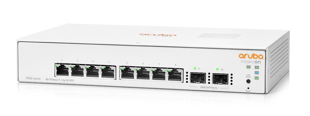 Aruba Instant On 1930 - 8G 2SFP - 124W Switch with US Power Supply - JL681A#ABA