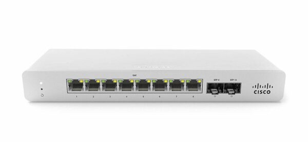 Meraki MS120-8LP 1G L2 Cloud Managed 8x GigE 67W PoE Switch - MS120-8LP-HW