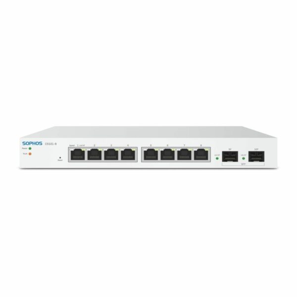 Sophos CS101-8FP Sophos Switch - 8 port with Full PoE - US power cord - C18CTCHUS